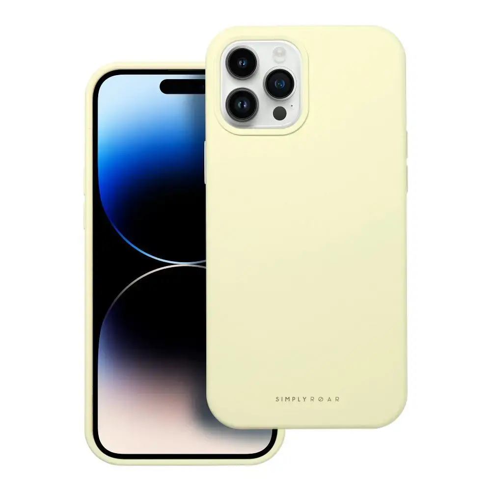 ROAR case CLOUD SKIN for IPHONE 12 Pro Max Light Yellow