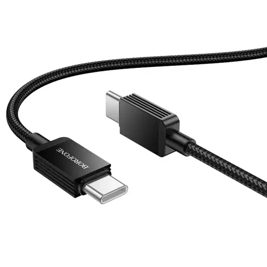 Borofone BX120 Placer data transfer and charging cable | USB-C to USB-C | 60W | 1m | black