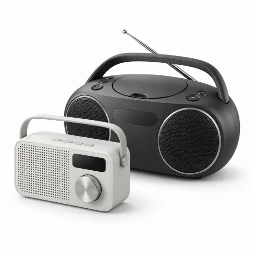 Radio, mp4, mp3, players