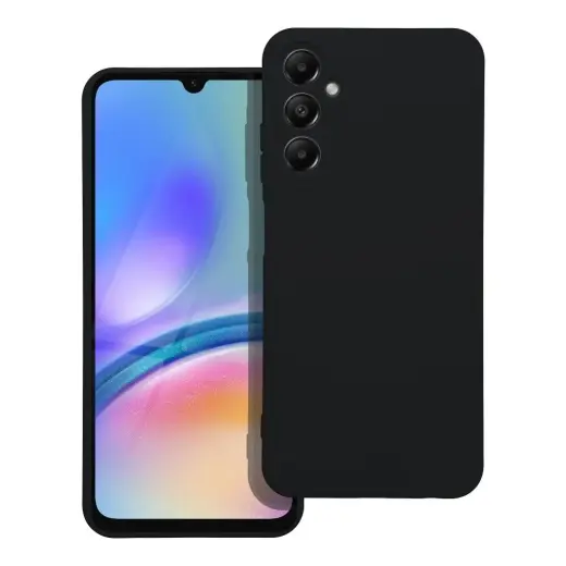 Silicone telefono dėklas Samsung Galaxy A05s (A057) juodas