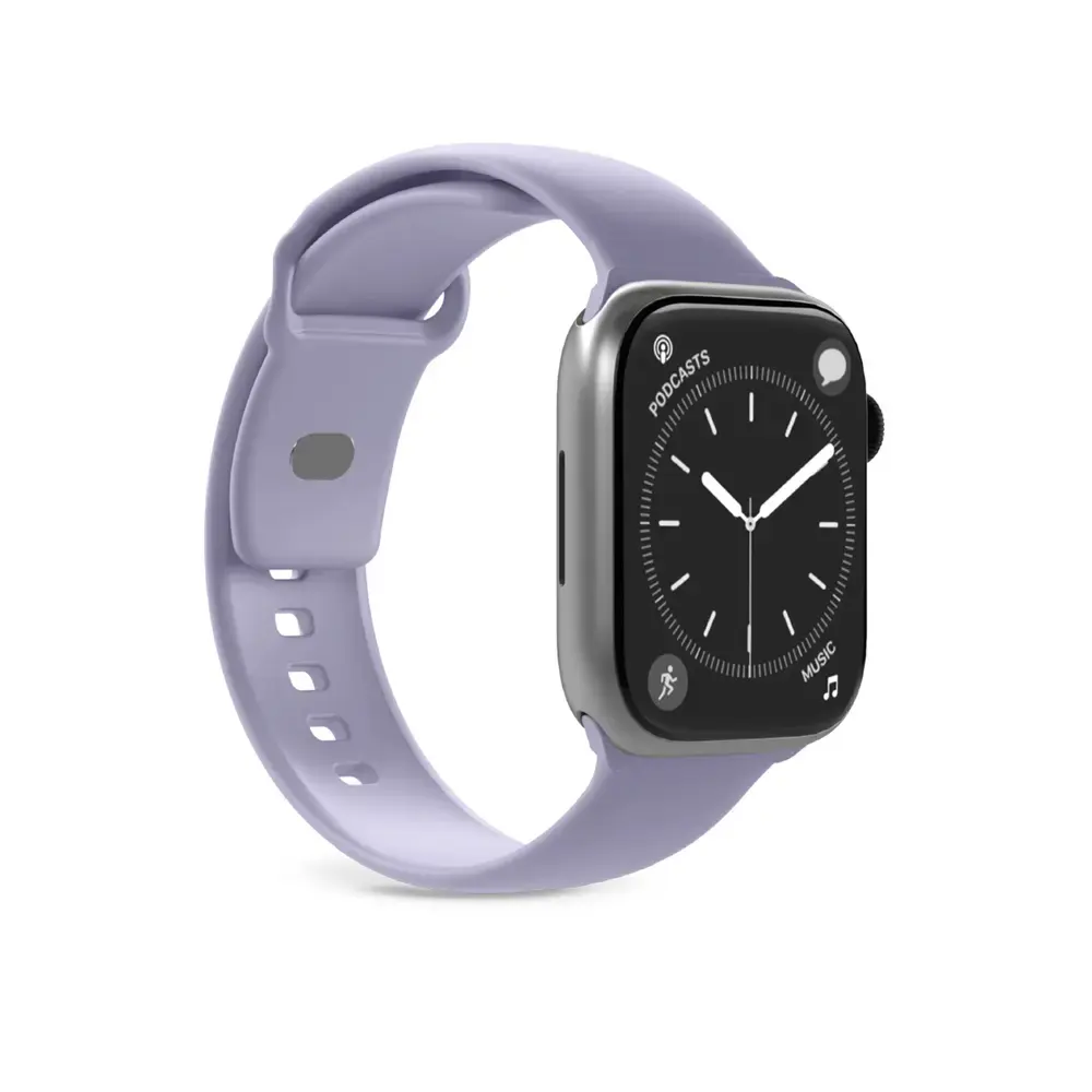 Puro Icon viedpulksteņa siksniņa priekš Apple Watch (38/40/41/42 mm) | silikons | violeta