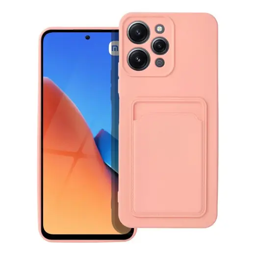 Case for Xiaomi Redmi 12 4G Card Case pink