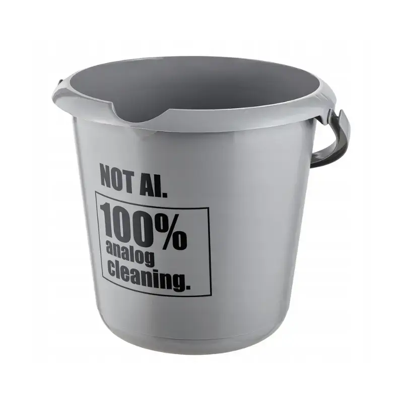 Spainis deko 10L Ilvie "Not Ai" Ø30x28cm pelēks
