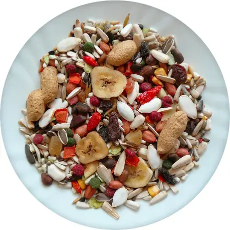 Barība lielajiem papagaiļiem – AVICENTRA deluxe feed for big parrots 15kg