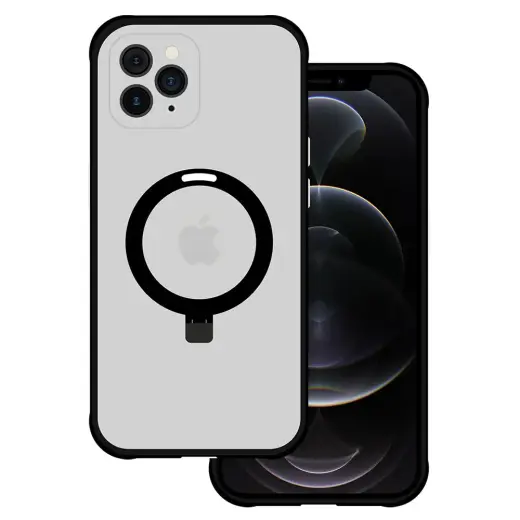 Tel Protect Magical чехол с подставкой и поддержкой MagSafe для телефона iPhone 11 Pro Max чёрный