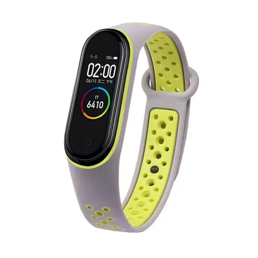 Fusion dots band for Xiaomi Mi Band 3 | Mi Band 4 gray - green