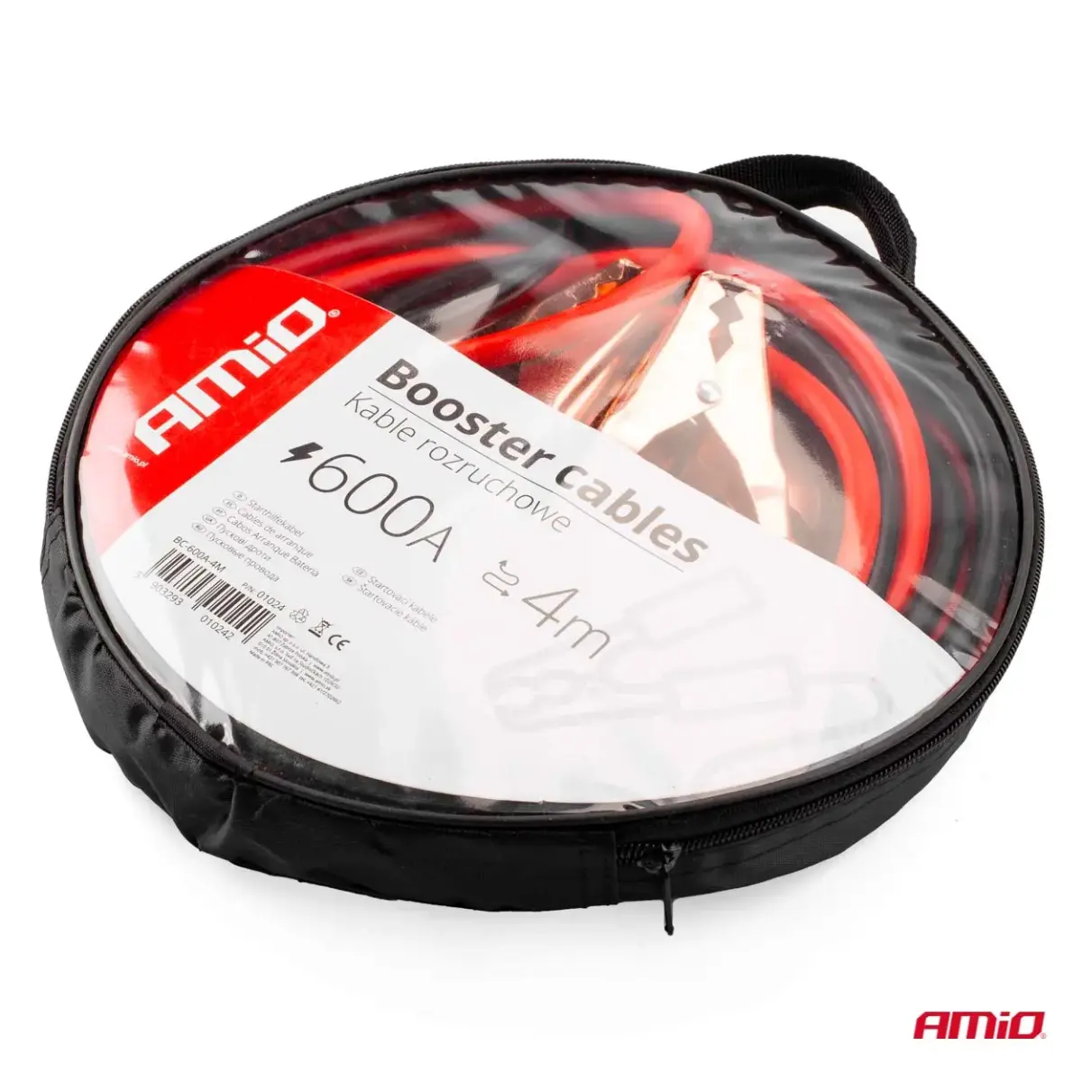 Booster cables  600A - 4m AMIO-01024