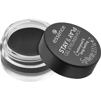 Essence Stay & Play Gel Eyeliner Pot - Gelové oční linky 5 g 02 Brown