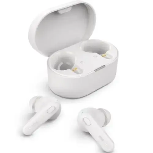 Philips TAT1108WT|00 Bluetooth bezvadu austiņas ar mikrofonu (IPX4)