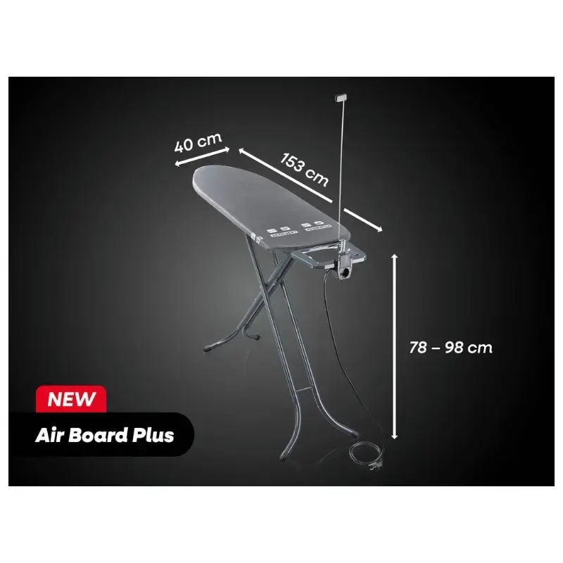 Gludināmais dēlis Air Board M Black Plus 120x38cm