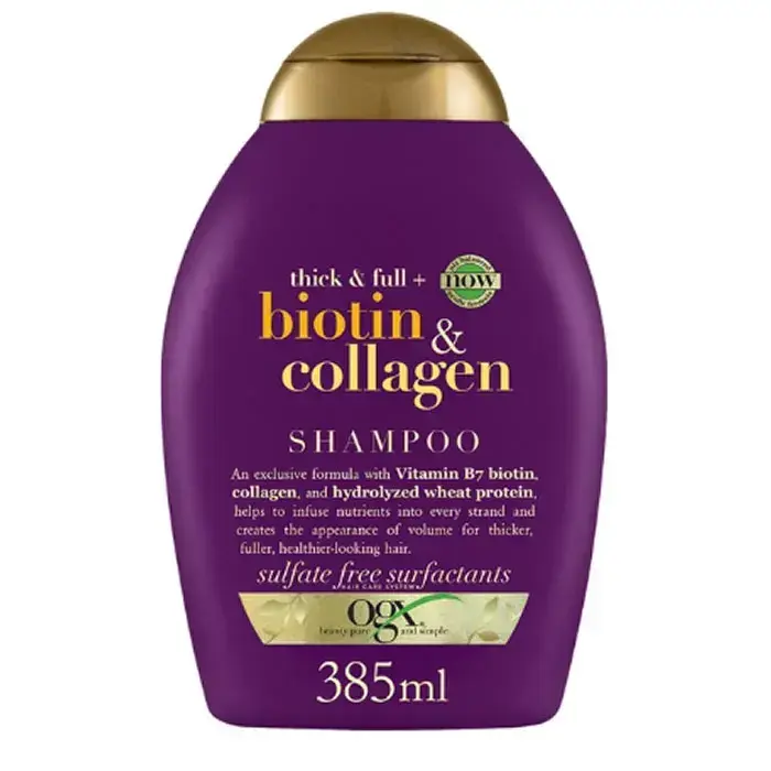 OGX Biotin  AND  Collagen Shampoo 385ml
