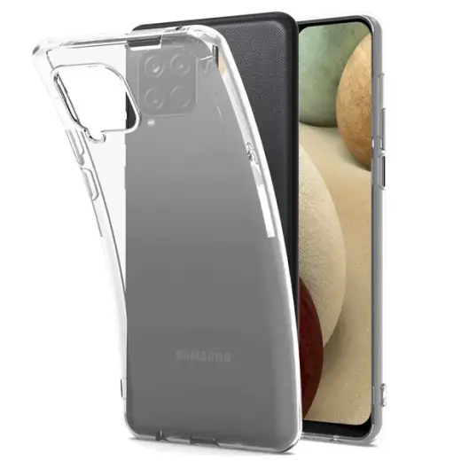 Reals Case ultra 1 mm silicone case for Samsung A125 | M127 Galaxy A12 | M12 transparent