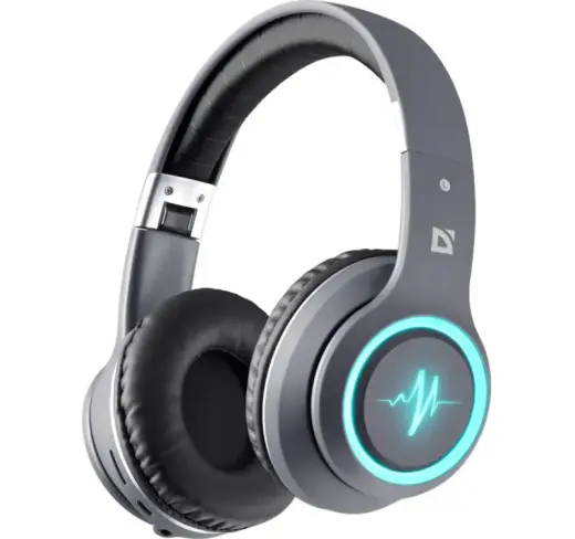 Wireless headphones Freemotion B571 LED with microphone