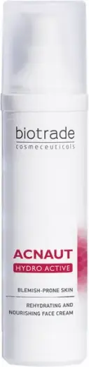 Biotrade Acnaut Hydro Active Moisturizing Face Cream for Problematic Skin (Rehydrating and Nourishing Face Cream) 60 Ml