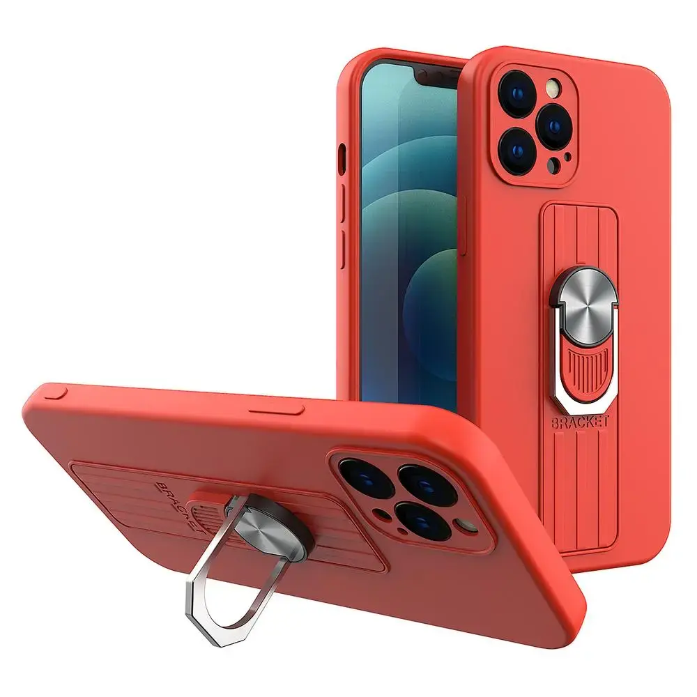 Hurtel Silicone ring case with finger