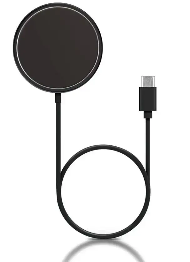 BMW bezvadu lādētājs | Qi | Saderīgs ar MagSafe | 15W | melns