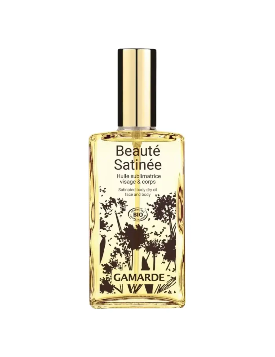 Gamarde, Beauty Satinee, Bio, Dry Oil, Hydrates, Fragrance, Dry Body Oil, 100 ml