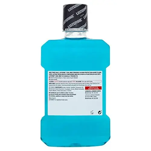Listerine Coolmint Mouthwash - 1000ml