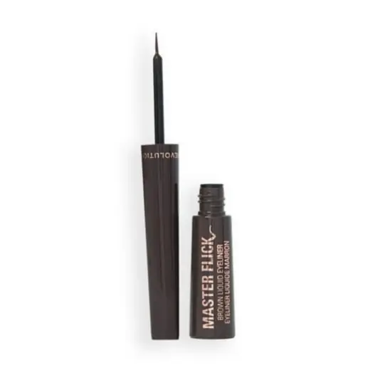 Makeup Revolution, Naked Palette, Matte, Liquid Eyeliner, Brown, Mocha, 5 ml