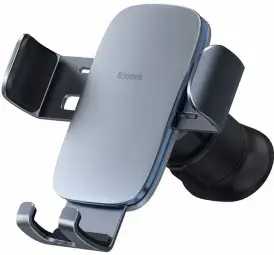 Baseus Metal Age II Gravitational Car Holder on ventilation grid (gray)