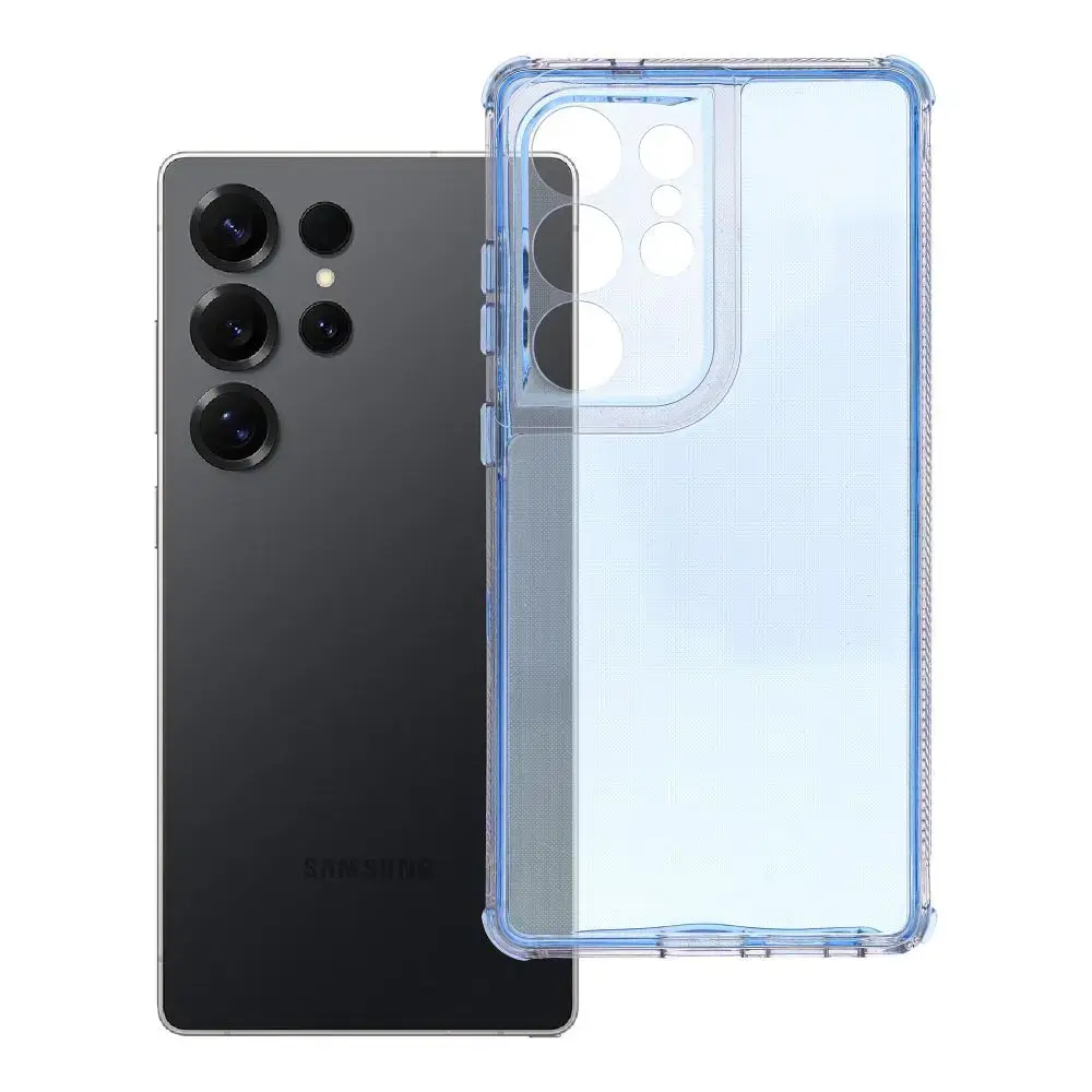 MATRIX CLEAR Case for SAMSUNG S25 Ultra blue