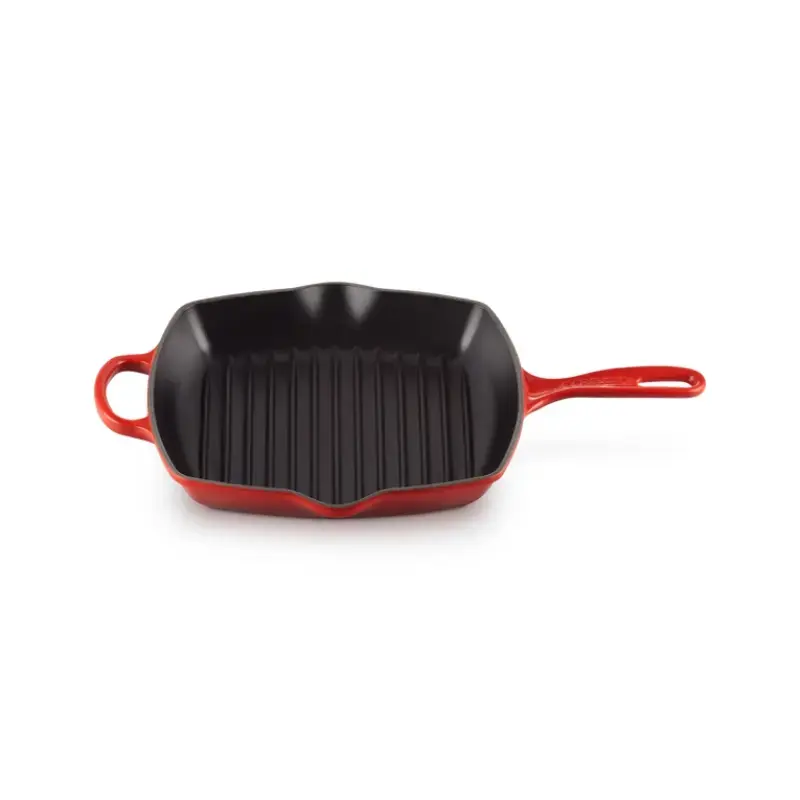 Le Creuset Čuguna grillpanna kvadrātveida 26x26cm sarkana