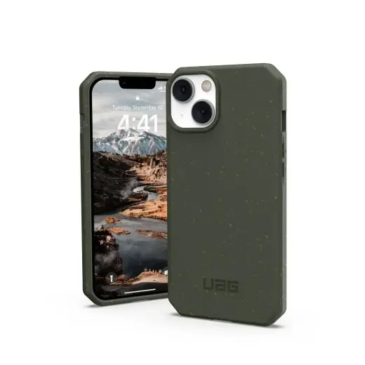 UAG Urban Armor Gear BIODEGRADABLE OUTBACK чехол для телефона iPhone 14 Plus зелёный