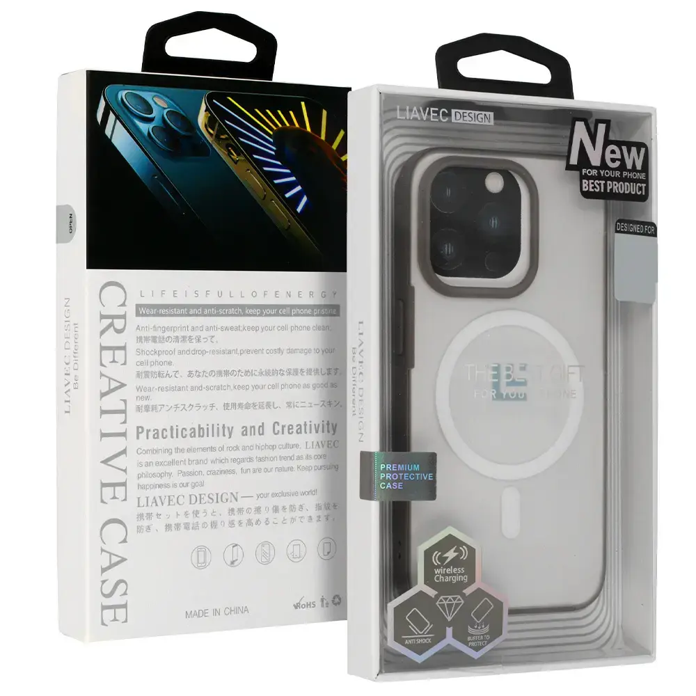 Warframe Magsafe Series Case for Iphone 15 Plus titanium