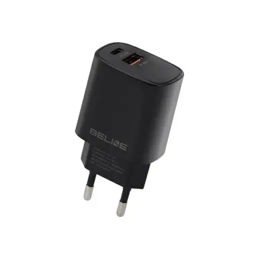 Charger wall travel charger | 30W | GaN | USB-C, USB-A | black