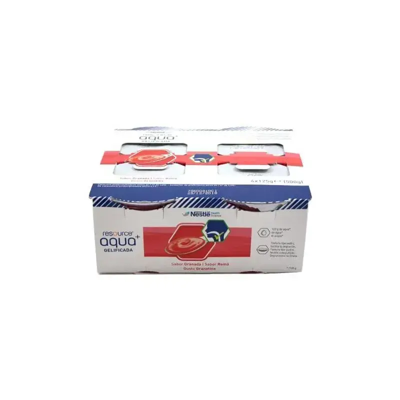 MERITENE Nestlé Resource Gelled Water Pomegranate 4 U