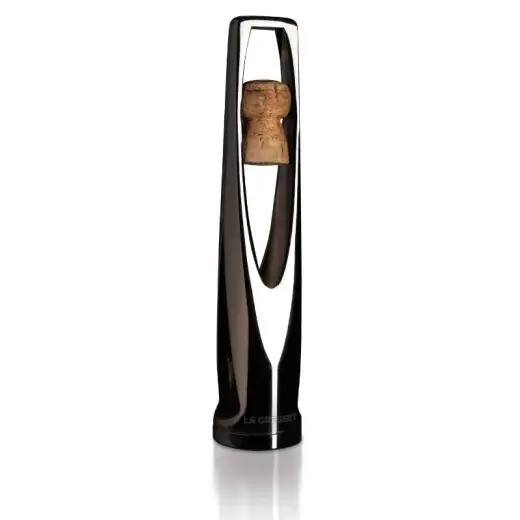 Le Creuset Dzirkstošā vīna korķa ķērājs SW-105 Champagne Cork Catcher 23х5cm melns niķelis