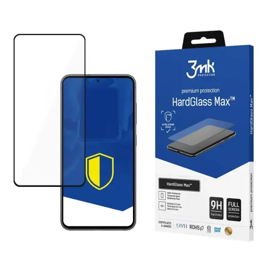 3mk HardGlass Max™ tempered glass for phone Samsung Galaxy S23 5G