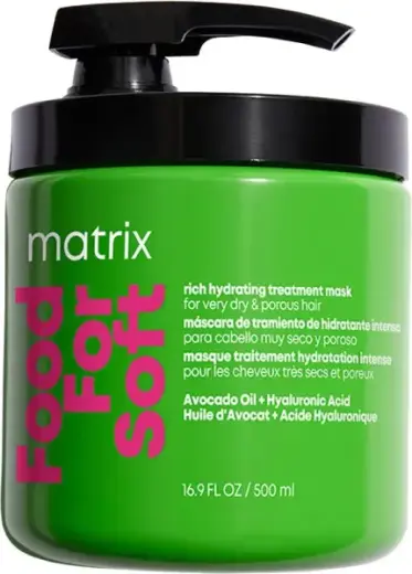 Matrix Food for Soft Hydrating Treatment Mask 500Ml in Clear