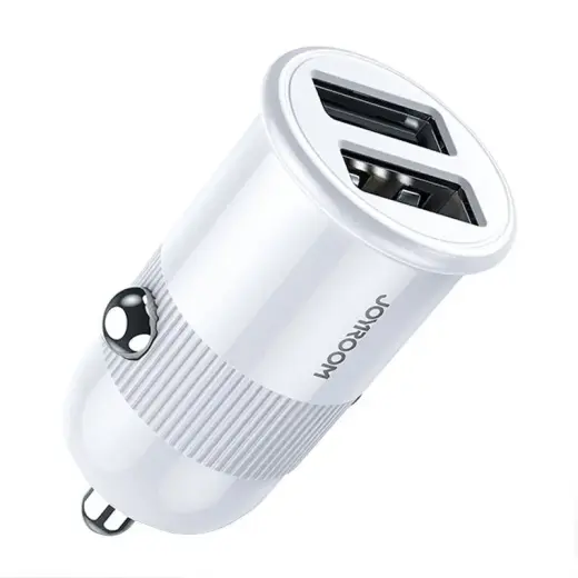 Joyroom C-A06 3.1A Dual-port Smart Car Charger White