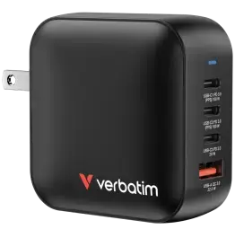 Verbatim Mini GaN tīkla lādētājs | 100W | GaN | USB-C | melns