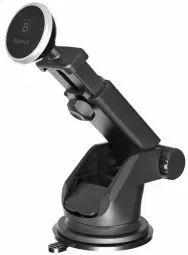 Baseus Solid Series Telescopic Magnetic Universal Car Holder For Devices Silver
