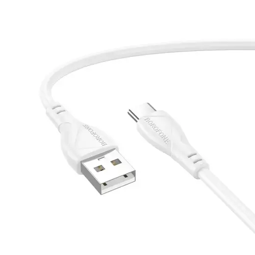 Borofone BX121 Energy data transfer and charging cable | USB-A to USB-C | 15W | 1m | white