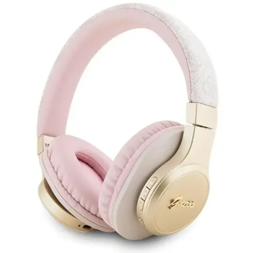 Original Bluetooth Headphones GUESS 4G Script GUBH604GEMP pink