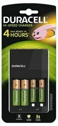 Duracell Hi-Speed Value Charger inc. 2AA 1300mAh & 2AAA 750mAh
