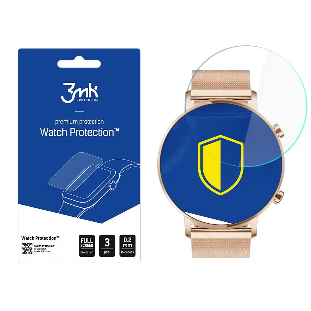 Huawei Watch GT 2 42mm - 3mk Watch Protection™ v. ARC+ screen protector