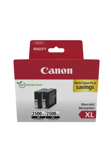 Tinte Canon PGI-2500XL BK 9254B011 melna, 2 gab.