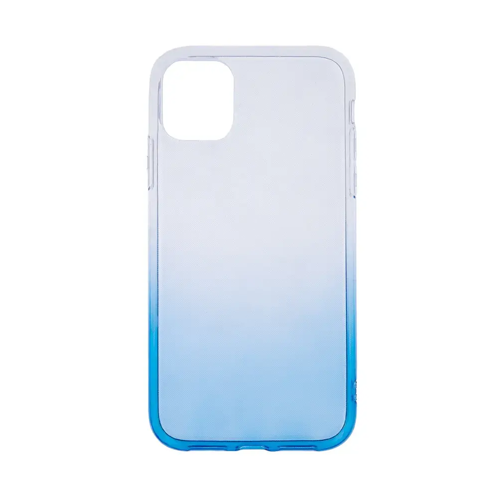 Fusion Gradient case silikona aizsargapvalks Samsung A125 | M127 Galaxy A12 | M12 caurspīdīgs - zils