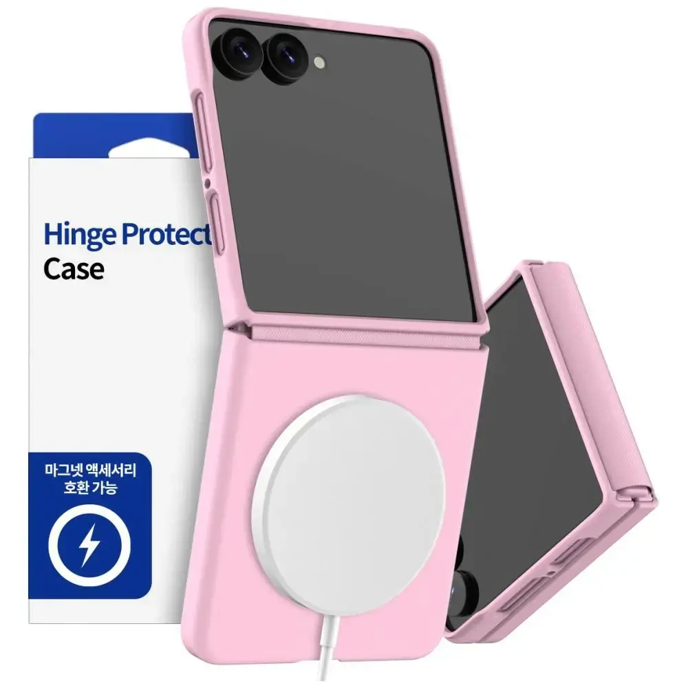 Araree Aero Flex M phone case with MagSafe support for Samsung Galaxy Z Flip 8 (F776) pink