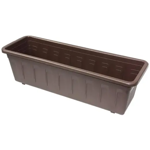 Balcony box 60cm Popular, brown