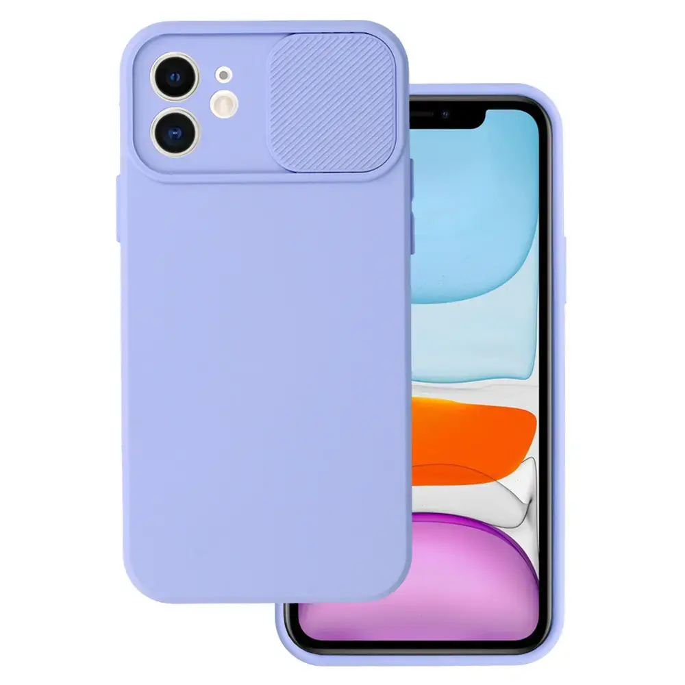 Camshield Soft maciņš telefonam iPhone 11 violets (ar kameras aizsargu)