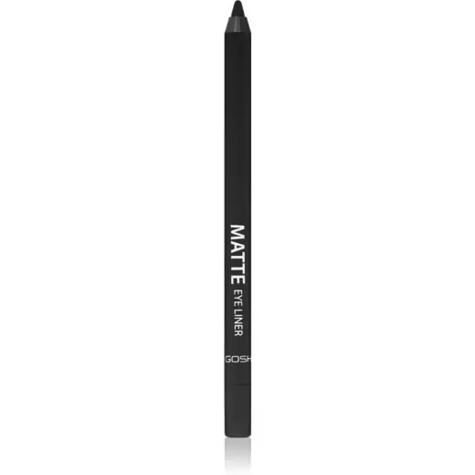 Gosh, Eyeliner Pencil, Pure vegan, Eyeliner, Matte, Liquid Eyeliner, 002, Matt Black, 1.2 g
