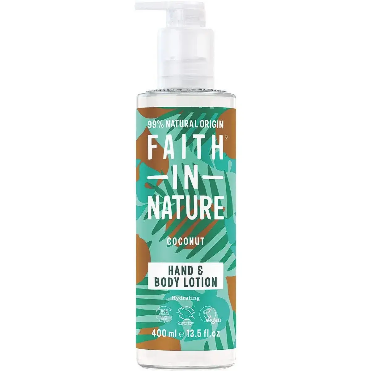 Faith In Nature, Coconut, Hydrating & Softening, Daily, Body Lotion, For Hands & Body, 400 ml