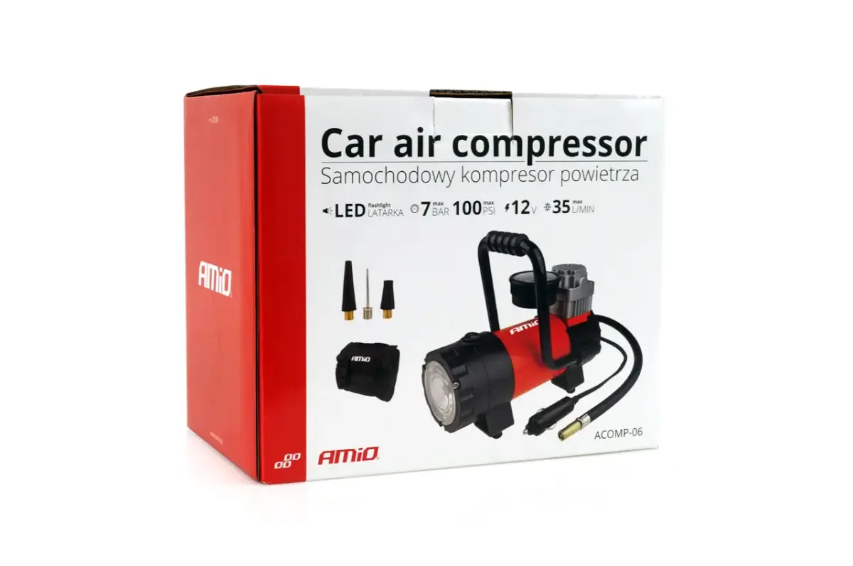 Car Air compressor 12V HQ LED ACOMP-06