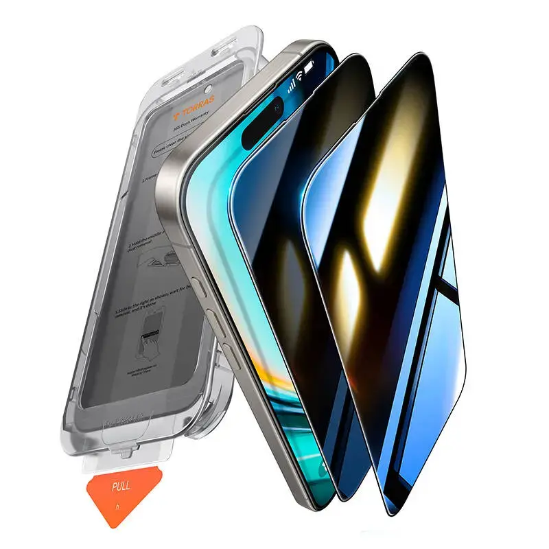 Torras Install Master Privacy ekrāna aizsargstikls priekš iPhone 16