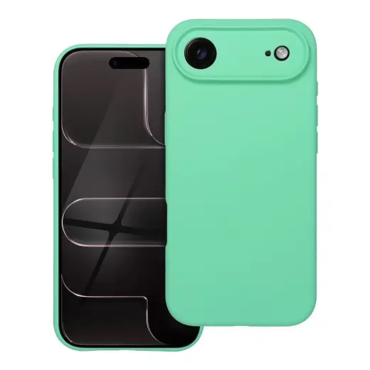 Silicone 2mm maciņš telefonam iPhone 17 Air zaļš